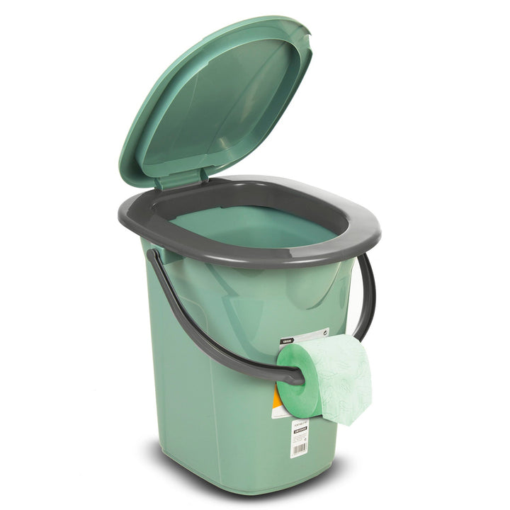 GreenBlue GB320GG zeleni i sivi prijenosni WC