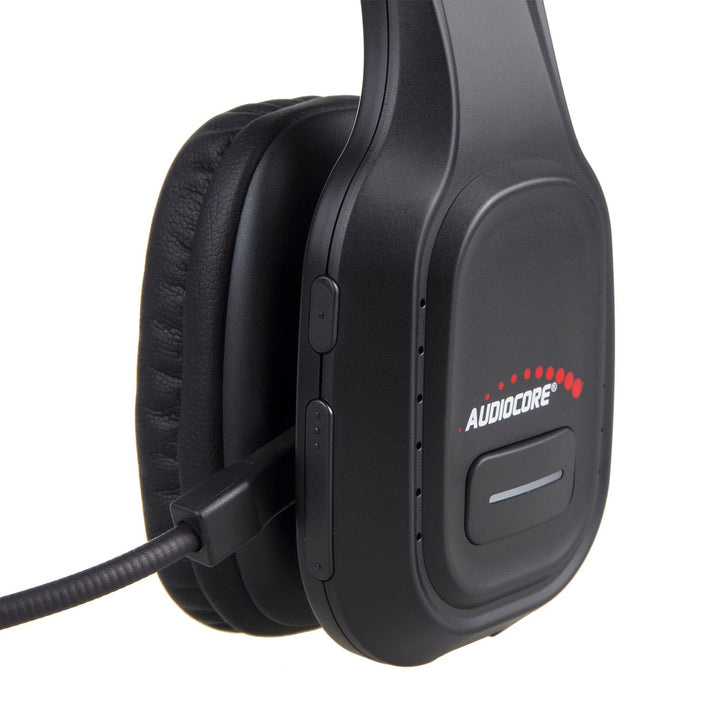 Bluetooth ANC slušalice za pozivne centre s mikrofonom Audiocore, QCC3020, ANC, AVRCP, A2DP, HSP, HFP, SBC AAC kodek, AC864