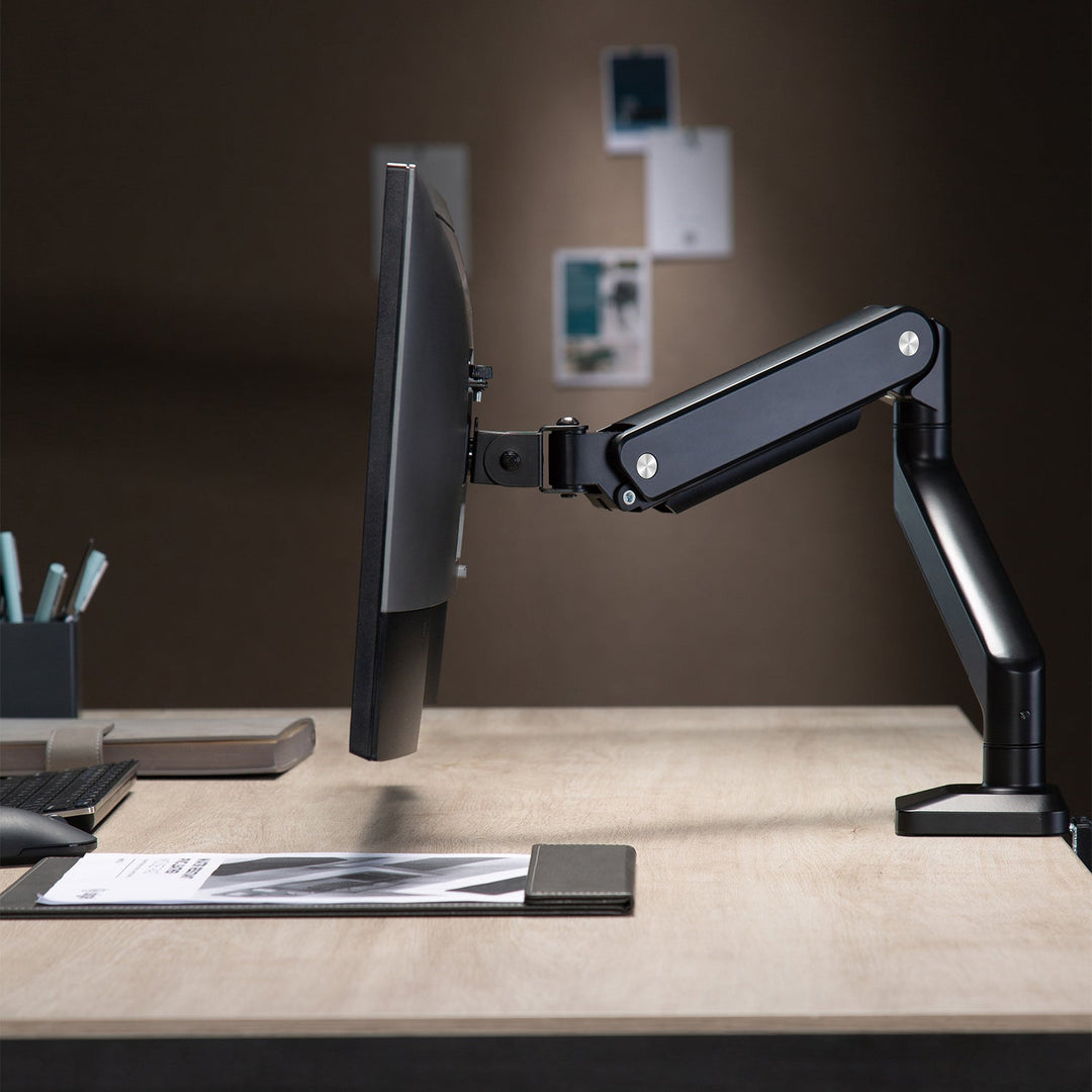 Ergo Office univerzalni stolni nosač za monitore, plinski opružak 17"-35" 15 kg, VESA 75x75 / 100x100, ER-445