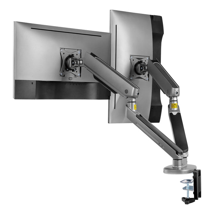 NanoRS dvostruki nosač za gejmerski monitor, RGB LED pozadinsko osvjetljenje, 17–32", max. 9 kg, VESA 75×75 / 100×100, RS166
