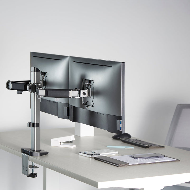 Deluxe Ergo Office artikulirani nosač za dva monitora, 17"-32", max. 9 kg, ER-449