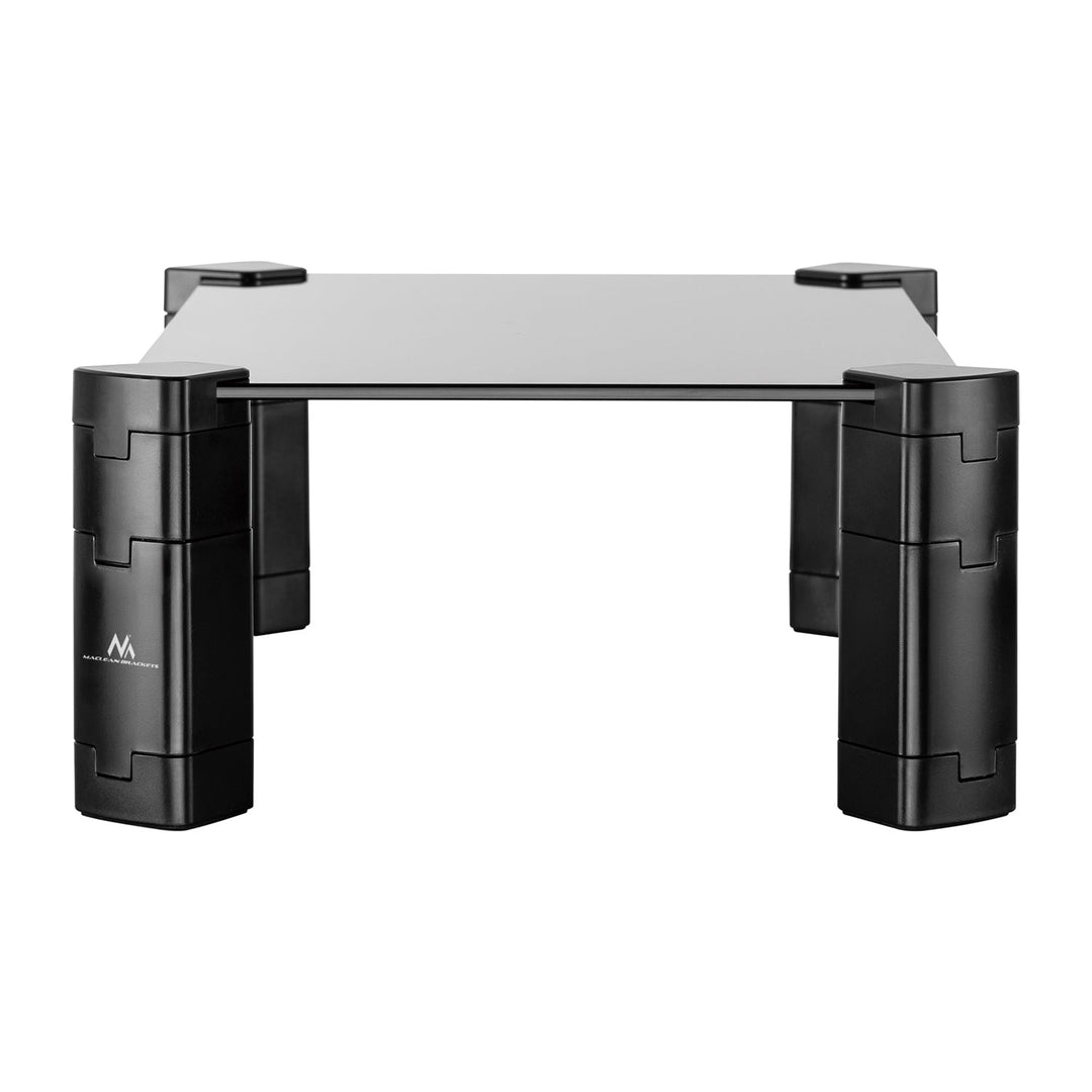 Maclean stalak za laptop/monitor, max. 20 kg, kaljeno staklo, (429 x 269 x 127 mm), MC-934