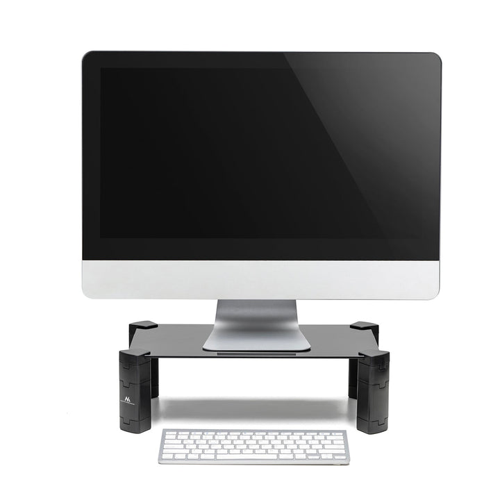 Maclean stalak za laptop/monitor, max. 20 kg, kaljeno staklo, (429 x 269 x 127 mm), MC-934