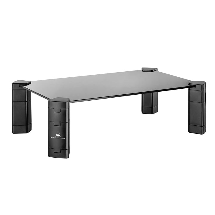 Maclean stalak za laptop/monitor, max. 20 kg, kaljeno staklo, (429 x 269 x 127 mm), MC-934