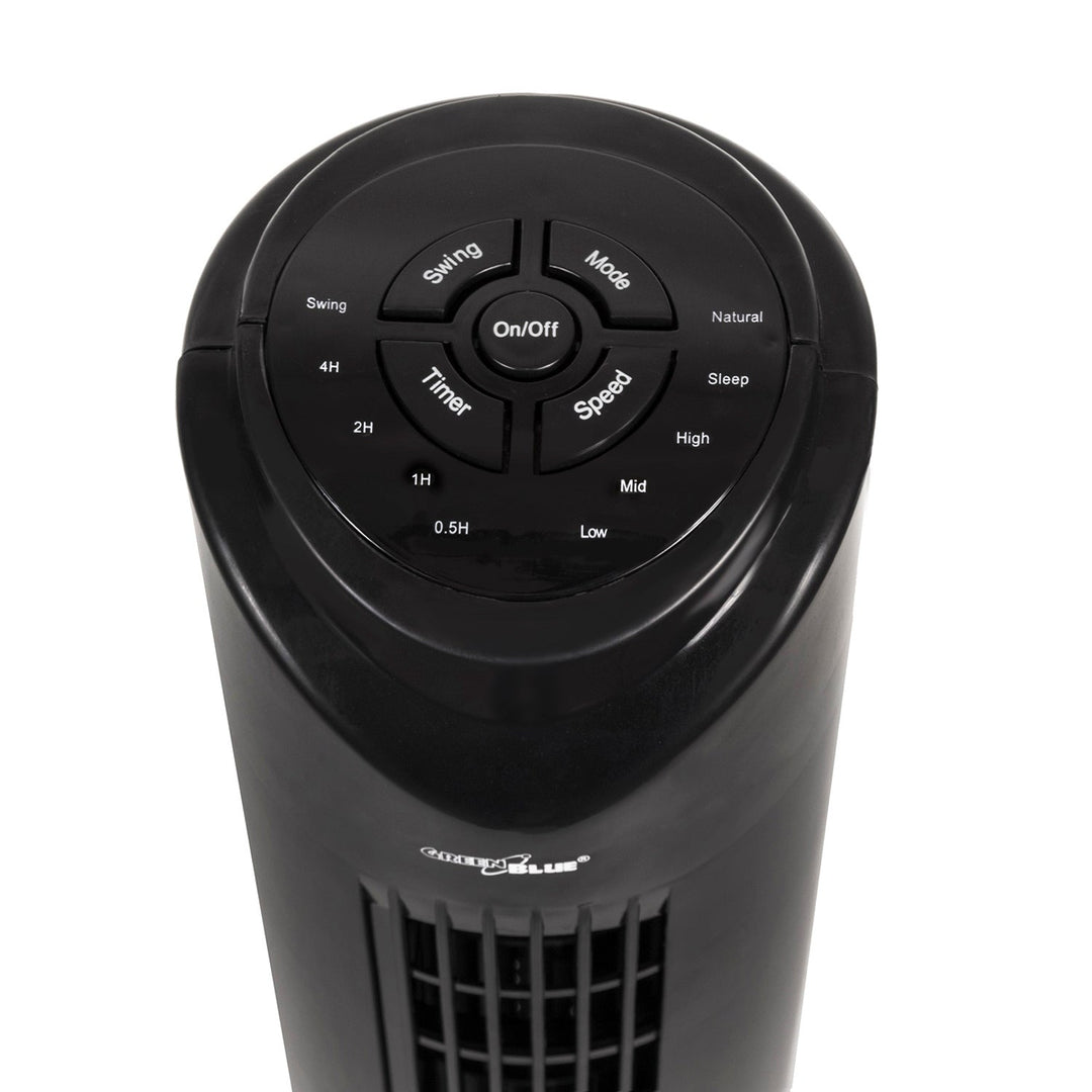Stalak ventilator s daljinskim upravljačem, 3 načina rada, 3 brzine, oscilacija 80°, 45 W, tajmer, visina 82 cm GB645