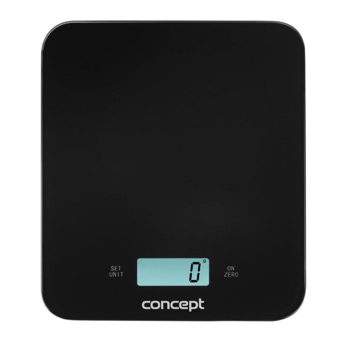 Concept LCD digitalne kuhinjske vage 15 kg, crne, VK5712