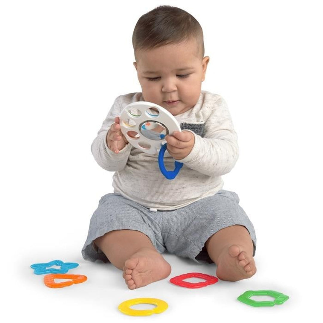 Zăngănit Baby Einstein echipat cu 5 dinți de diferite forme