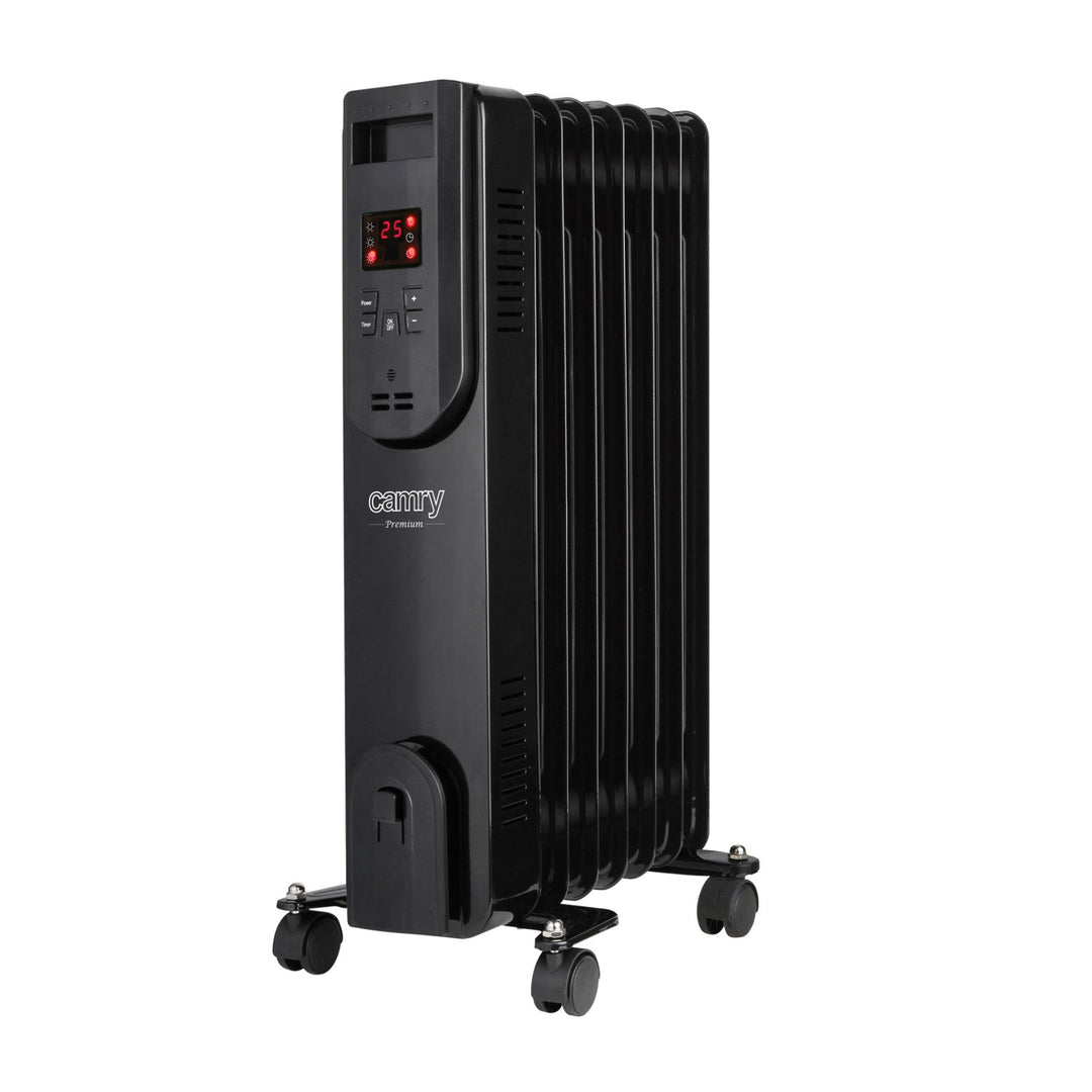Camry CR7812 uljem napunjeni radijator, 7 rebraca, 1500 W, LED zaslon, daljinski upravljač