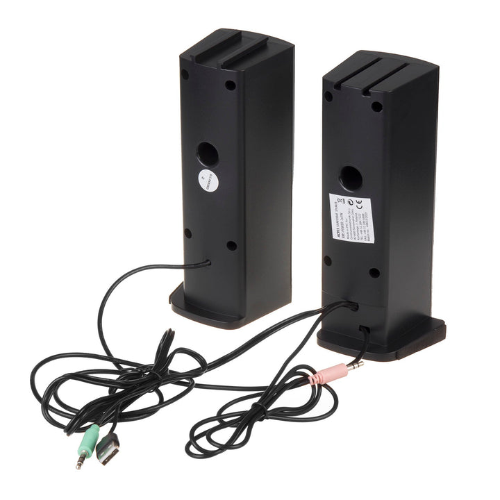 Audiocore 3Wx2 zvučnici za računalni soundbar, LED, USB 5V, linijski ulaz, AC955