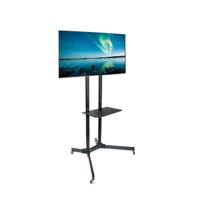 Univerzalni TV stalak s policom za TV, 30–65", VESA 600×400, do 60 kg