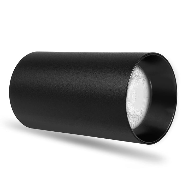 Uređaj za površinsku montažu / Maclean cijev, reflektor, okrugli, aluminij, GU10, 55x100 mm, crni, MCE458 B/B