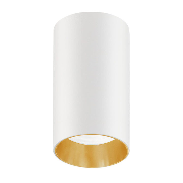 Uređaj za površinsku montažu / Maclean cijev, reflektor, okrugli, aluminij, GU10, 55x100 mm, bijela/zlatna boja, MCE458 W/G