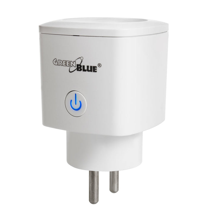 GreenBlue daljinski upravljana WiFi utičnica, Android/iOS/Alexa/Google Home, potrošnja energije, tajmer, max. 3680 W, tip E, GB720 E