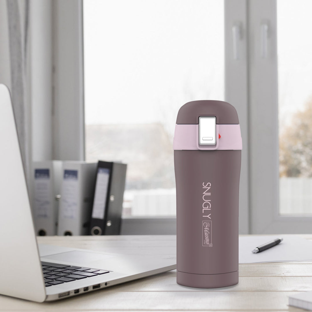 Maestro Snugly 400 ml termoizolirana šalica od nehrđajućeg čelika