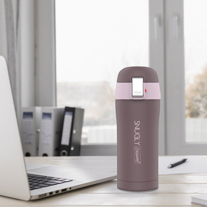 Maestro Snugly 400 ml termoizolirana šalica od nehrđajućeg čelika