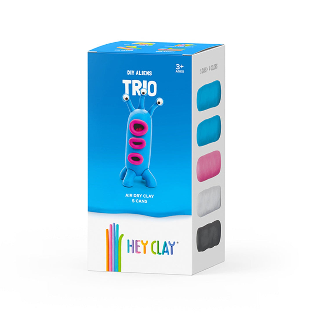 Hei Clay DIY Aliens Trio creativ kit de artizanat HCLMA004