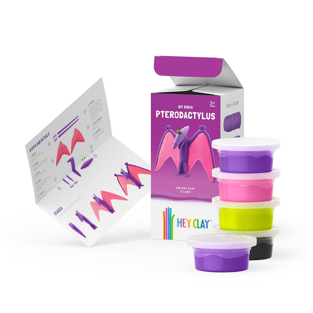 Hei Clay DIY DIY Pterodactyl Dinos kit de ambarcațiuni creative HCLMD001