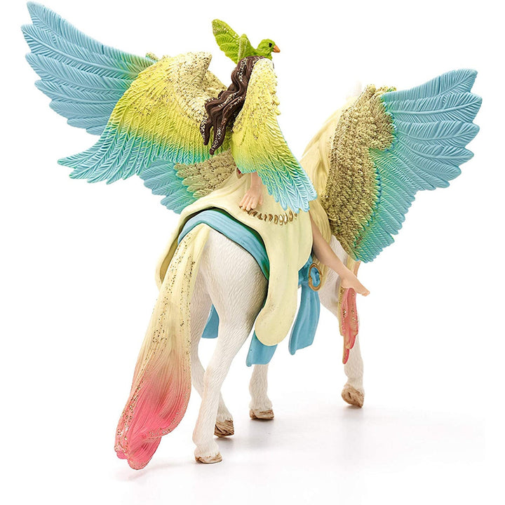 Schleich SLH70566 Schleich Bayala Schleich Bayala Fairy Surah Glitter Pegasus Jucărie de jucărie