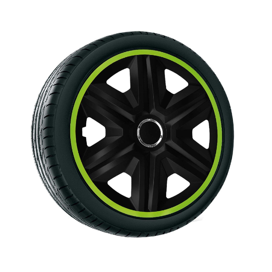 Univerzalne navlake za kotače 14" Fast Lux zelene, set od 4 komada