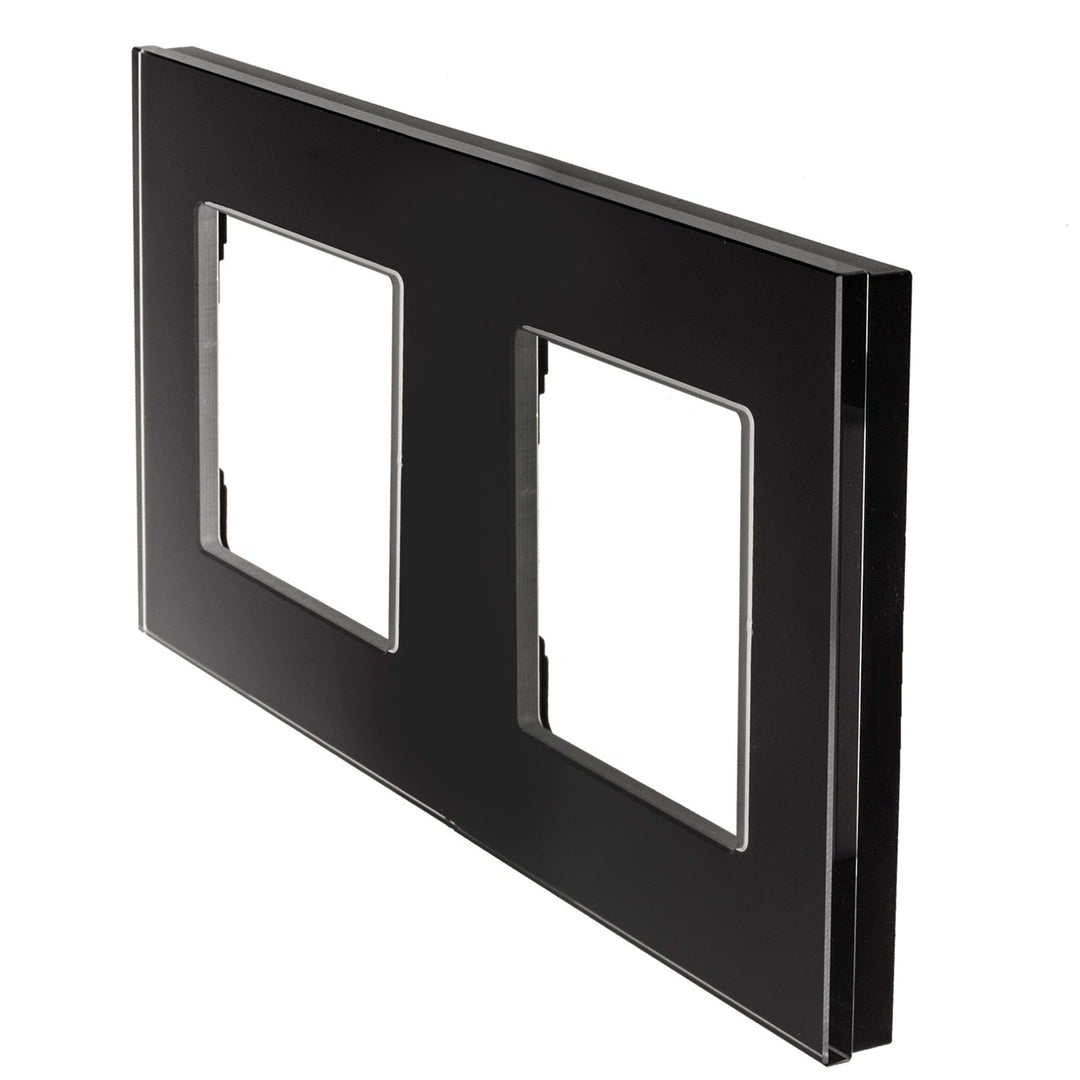 Maclean stakleni okvir, dvostruki, crni, 157x86 mm, MCE729B
