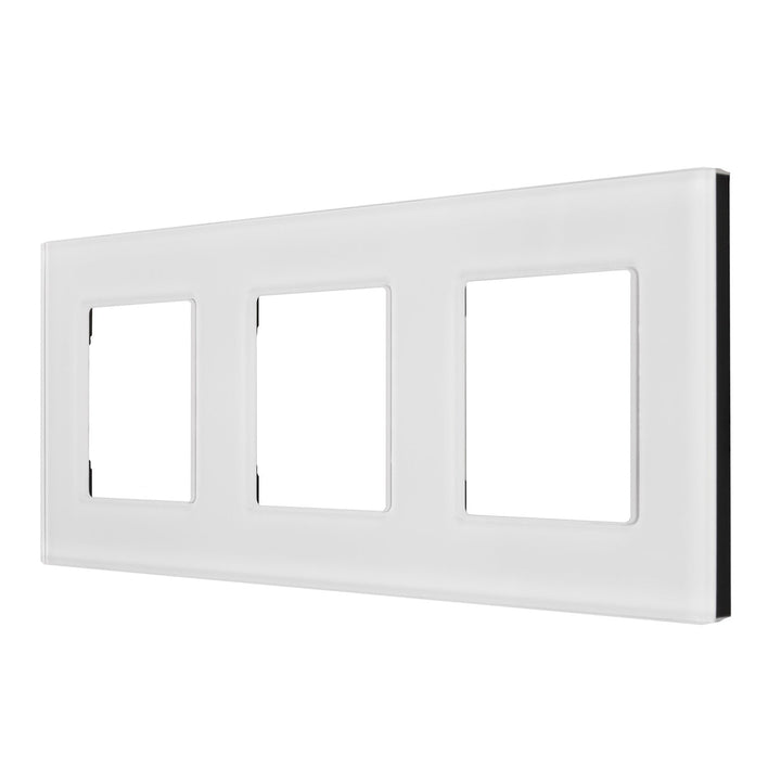 Maclean staklena okvirna ploča, trostruka, bijela, 228x86 mm, MCE731W