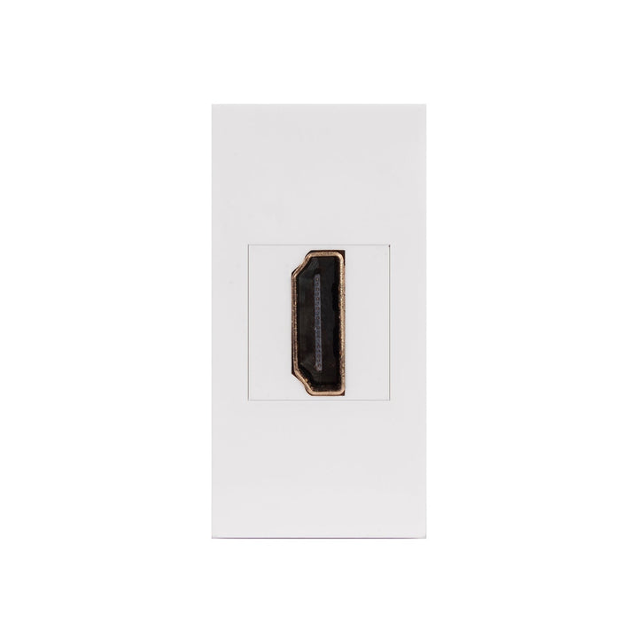 Maclean HDMI zidna utičnica, jednostruka, bijela, MCE720W