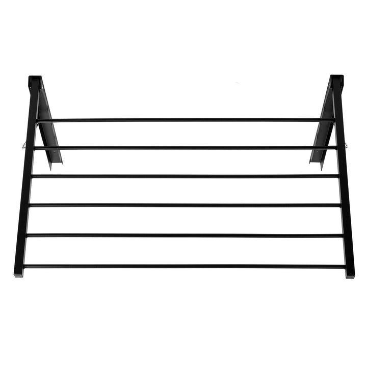 Sklopivi zidni sušilj za kupaonicu. Majka 100 cm crna