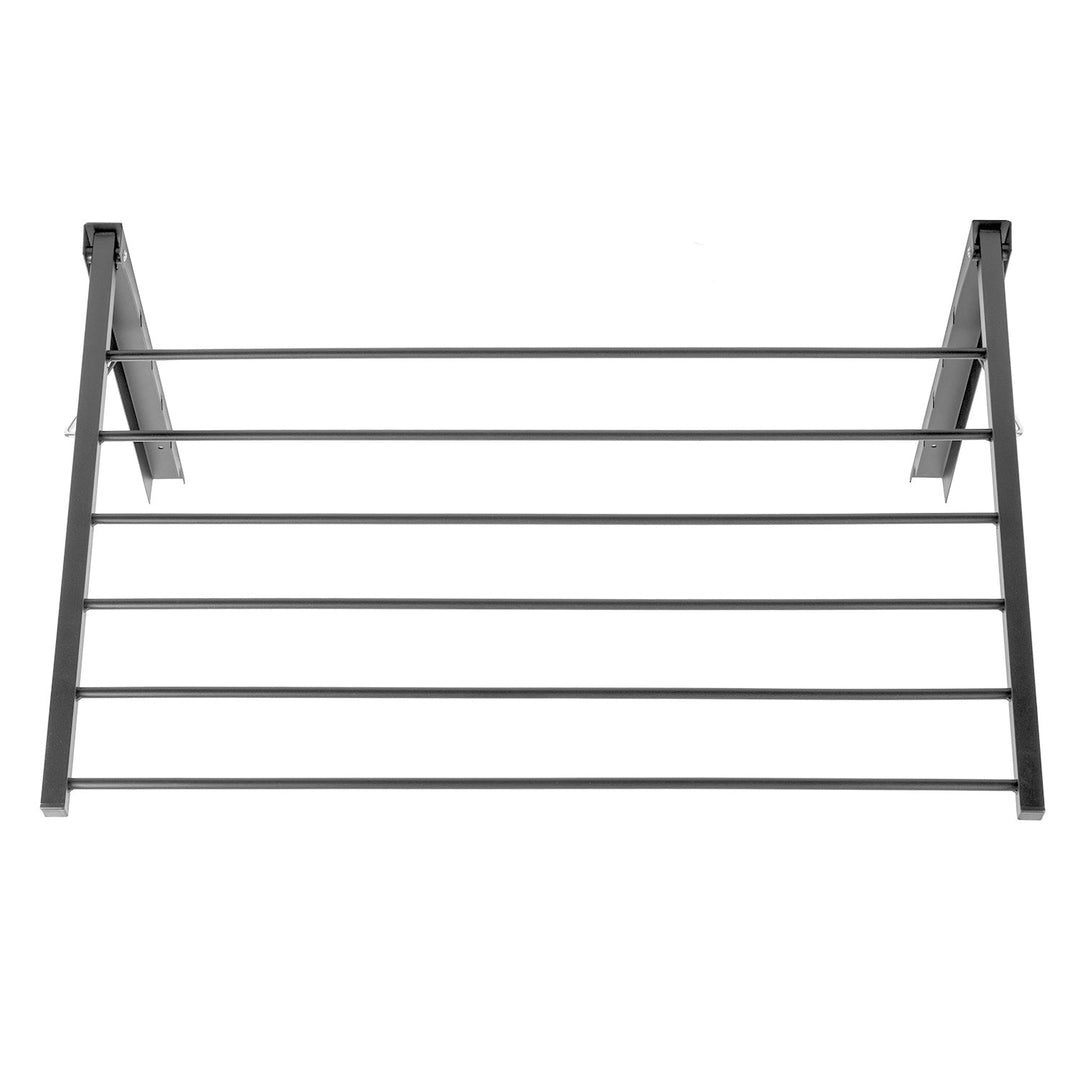 Sklopivi zidni sušilo za kupaonicu. Majka 60 cm srebrna