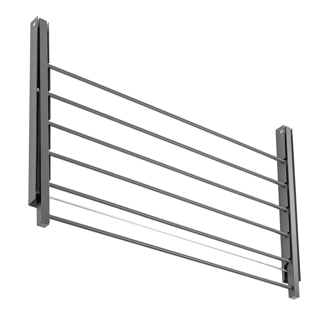 Sklopivi zidni sušilj za kupaonicu. Majka 70 cm srebrna