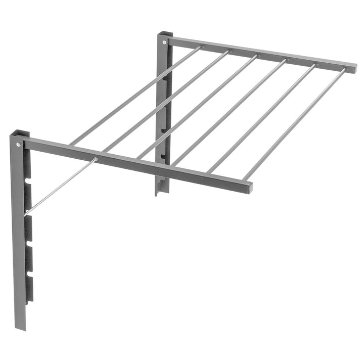 Sklopivi zidni sušilj za kupaonicu. Majka 70 cm srebrna