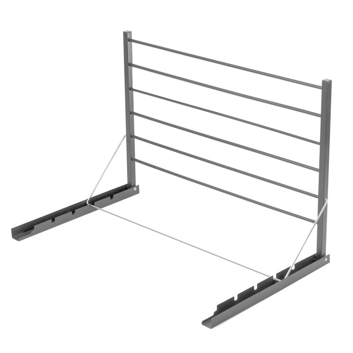 Sklopivi zidni sušilj za kupaonicu. Majka 80 cm srebrna