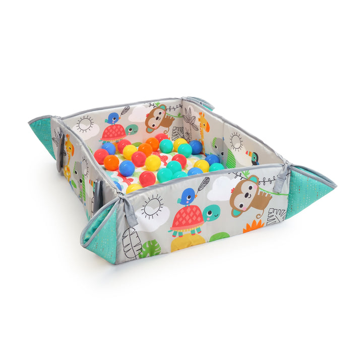 Bright Starts 12624 Bright Starts Baby Play Mat Your Way Ball Play Gym &amp;; Ball Pit 7 Jucării