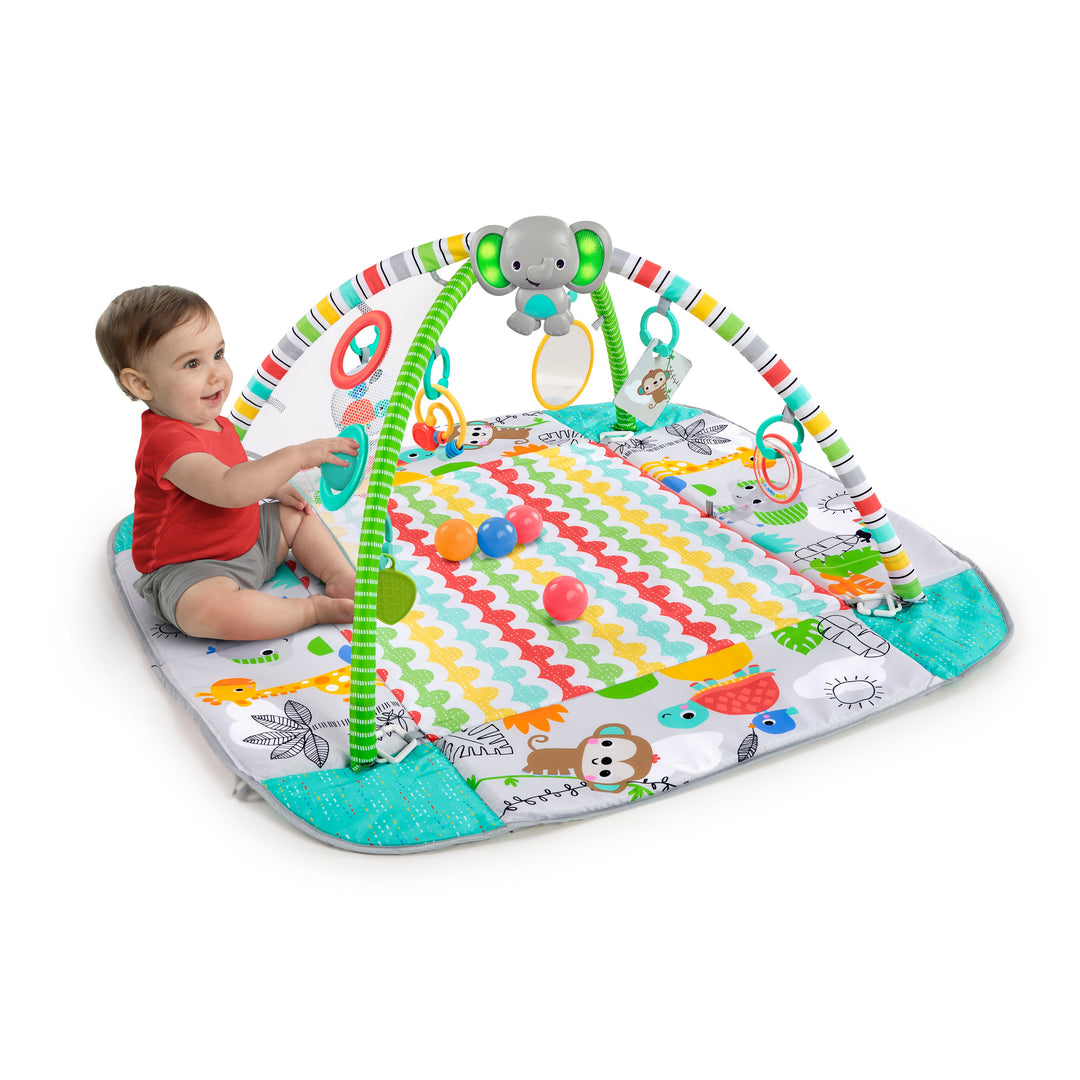 Bright Starts 12624 Bright Starts Baby Play Mat Your Way Ball Play Gym &amp;; Ball Pit 7 Jucării