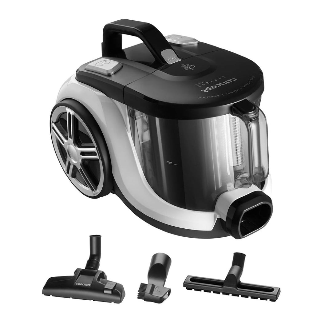 Aspirator fără sac Aspirator Sistem ciclonic 850 W ECO Motor HEPA Filtru HEPA Capacitate 2 litri