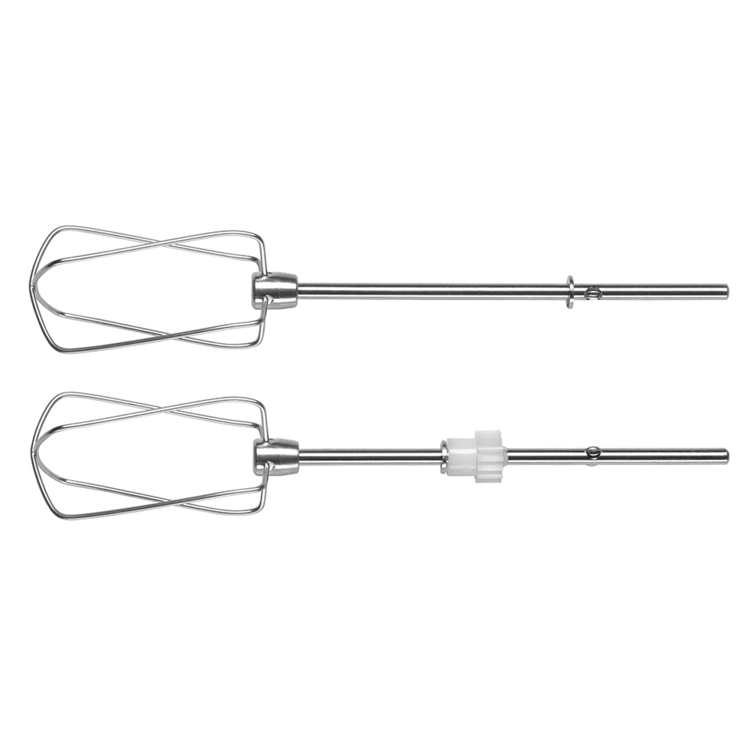 Mixer electric de mână Mixer de mână Mixer de mână Buton Turbo 5 viteze 2x batoane 2x cârlige de aluat 300 W alb