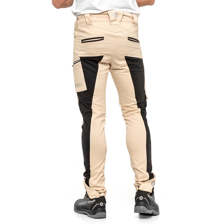 Pantaloni de lucru pentru barbati, Tubbos, bej/negru, marimea 48