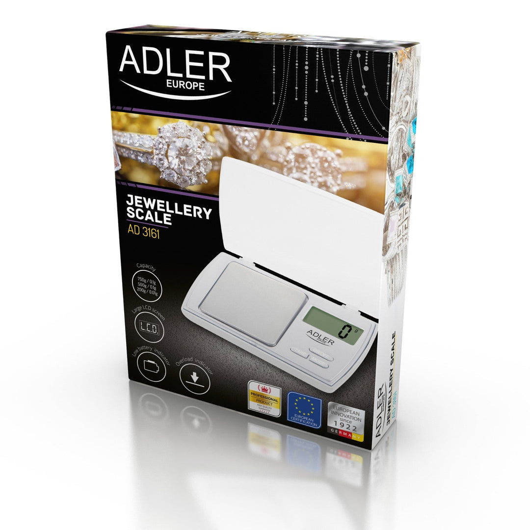 Adler AD 3161 precizna vaga s preglednim LCD zaslonom