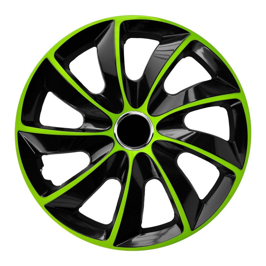 14" NRM EXTRA STIG GREEN BLACK zeleno-crne navlake za kotače, 4 komada