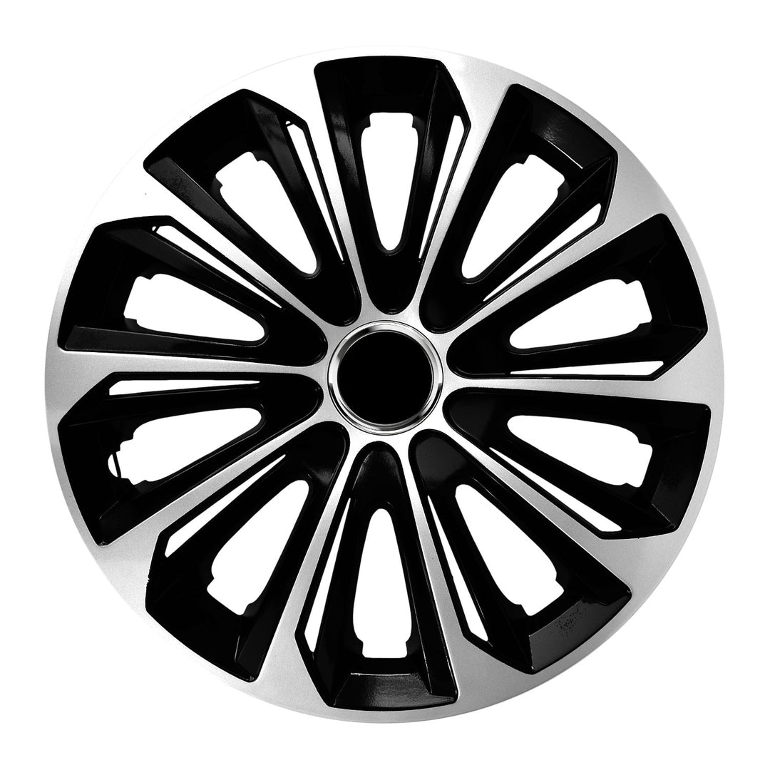 16" NRM EXTRA STRONG SILVER BLACK čahure, srebrne i crne, 4 komada.