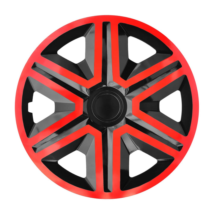 15" NRM ACTION DOUBLECOLOR crveno-crne crvena i crna navlake za kotače, 4 komada