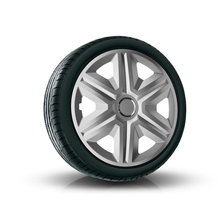 16" NRM FAST srebrno obojeni poklopci kotača, srebrni, 4 komada