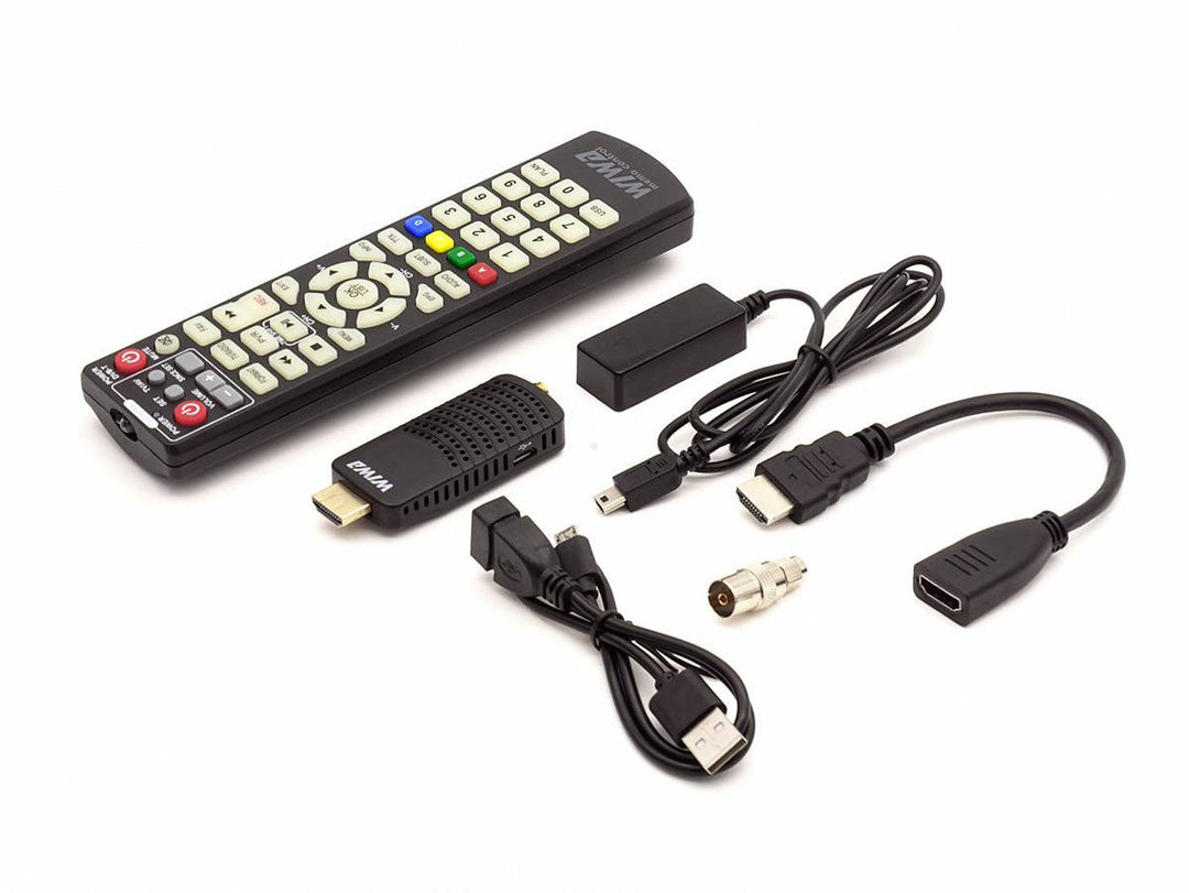 DVB-T/T2 H.265 tuner s HDMI priključkom i mini Wiwa zaslonom, idealan za primanje novog DVB-T2 signala.