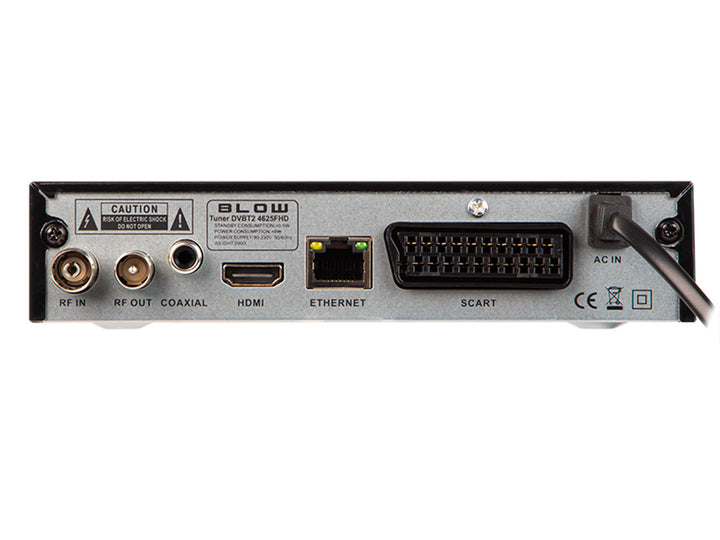 Tuner DVB-T/T2 4625FHD H.265 Blow ideal pentru recepționarea semnalului DVB T2