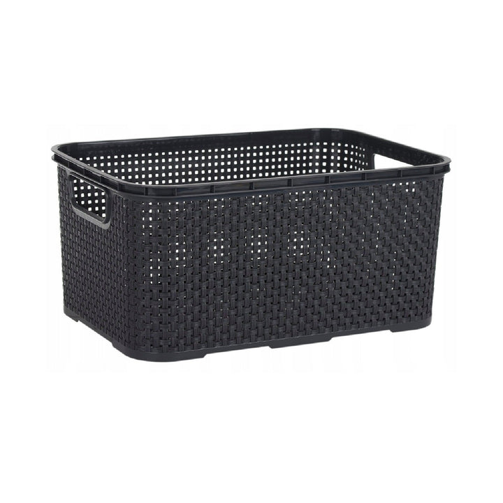 BranQ 1743 Cutie de depozitare Container Box Basket 10L Rattan Design