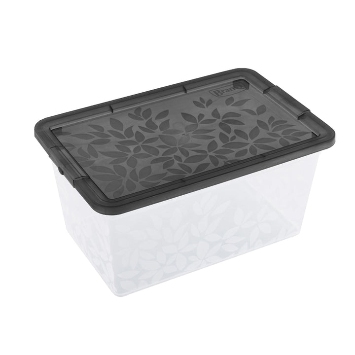 BranQ Jasmine 5.5L cutie de depozitare cu capac BranQ Jasmine 5.5L Culoare aleatorie transparentă