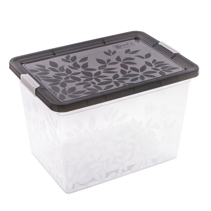 BranQ Jasmine Cutie de depozitare cu capac 22L Culoare aleatorie transparent