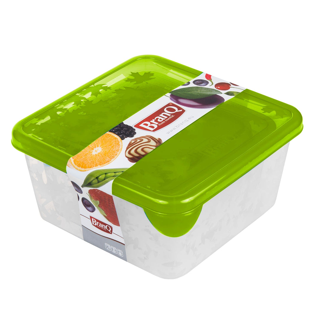 3 x Set de recipiente pentru alimente Branq Lid Culoare aleatorie 0.45l 0.75l 1.25l