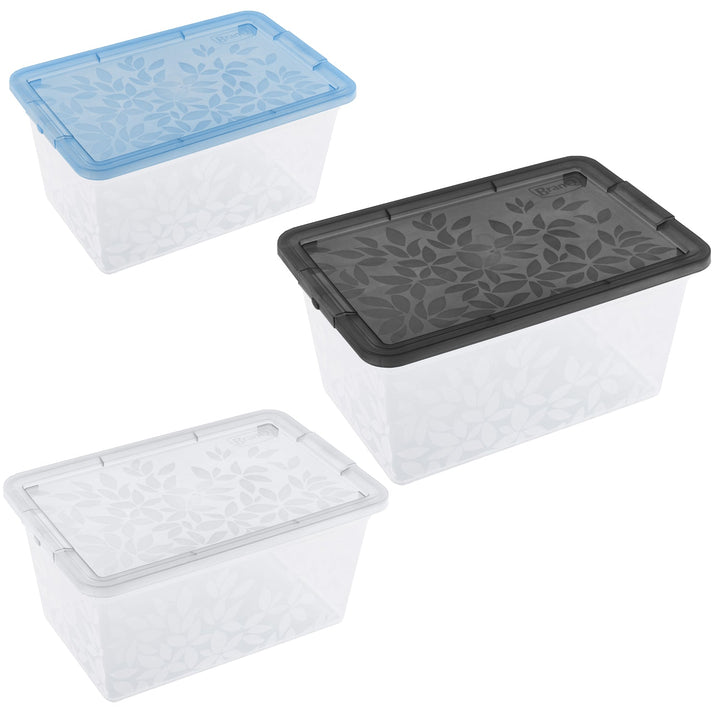 BranQ Jasmine Cutie de depozitare cu capac 2L Culoare aleatorie transparent