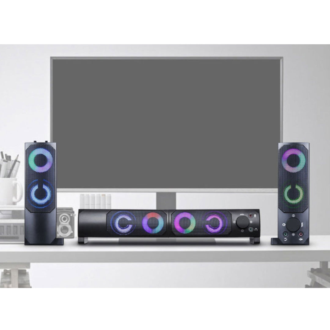 Blow MS-28 2.0 zvučnici za računalo u obliku soundbara s višebojnom RGB LED pozadinskom rasvjetom