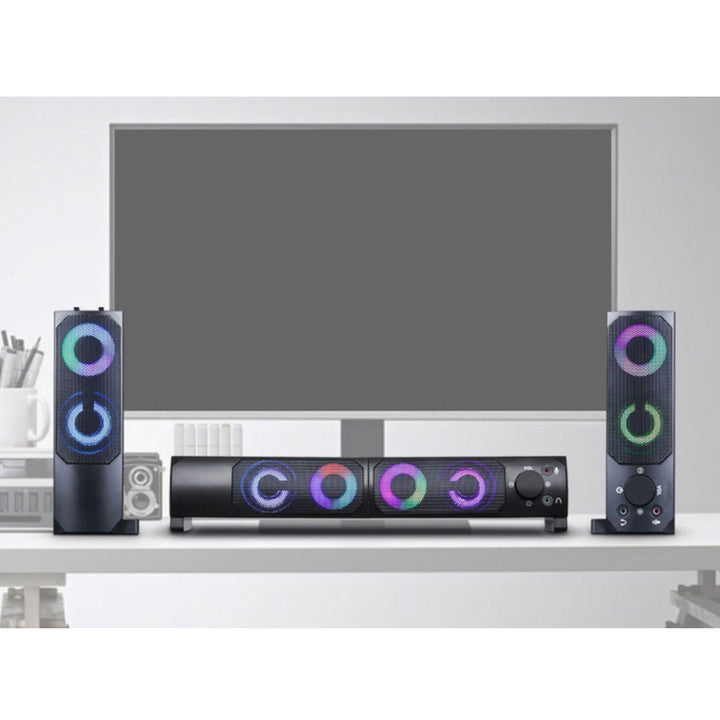 Blow MS-28 2.0 zvučnici za računalo u obliku soundbara s višebojnom RGB LED pozadinskom rasvjetom